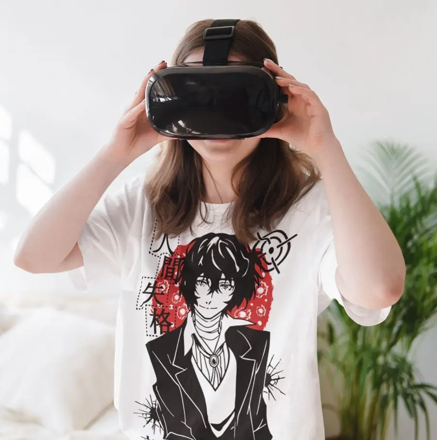 Camiseta de perros callejeros Bungou, Dazai,Chuuya,Nakajima Atsushi, camisaAkutagawa de todas las tallas