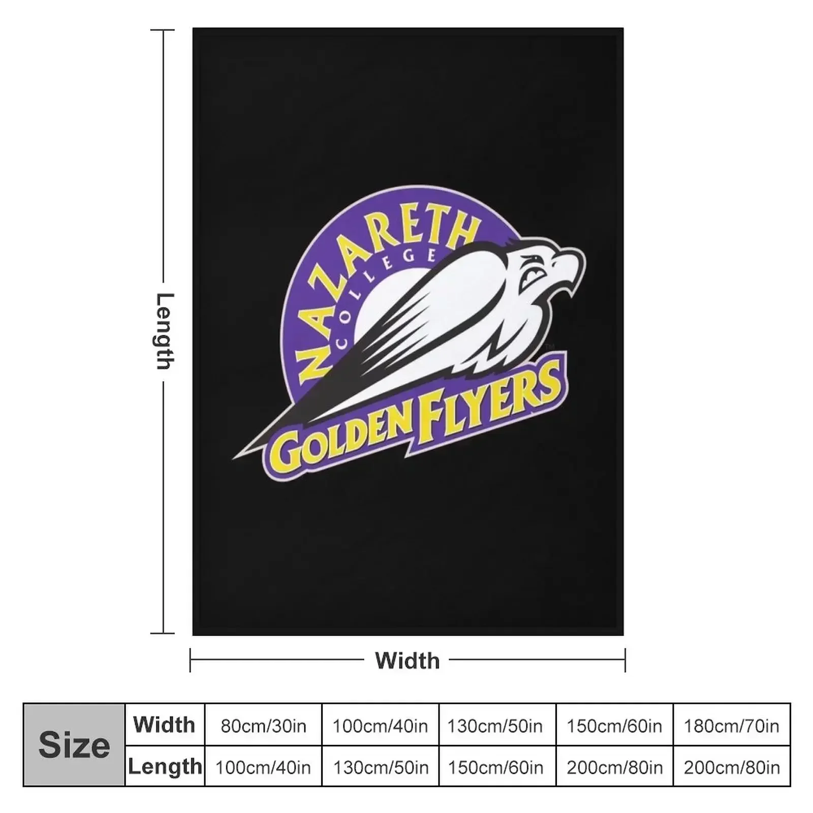 Nazareth golden flyers Throw Blanket Large Furry Moving Blankets