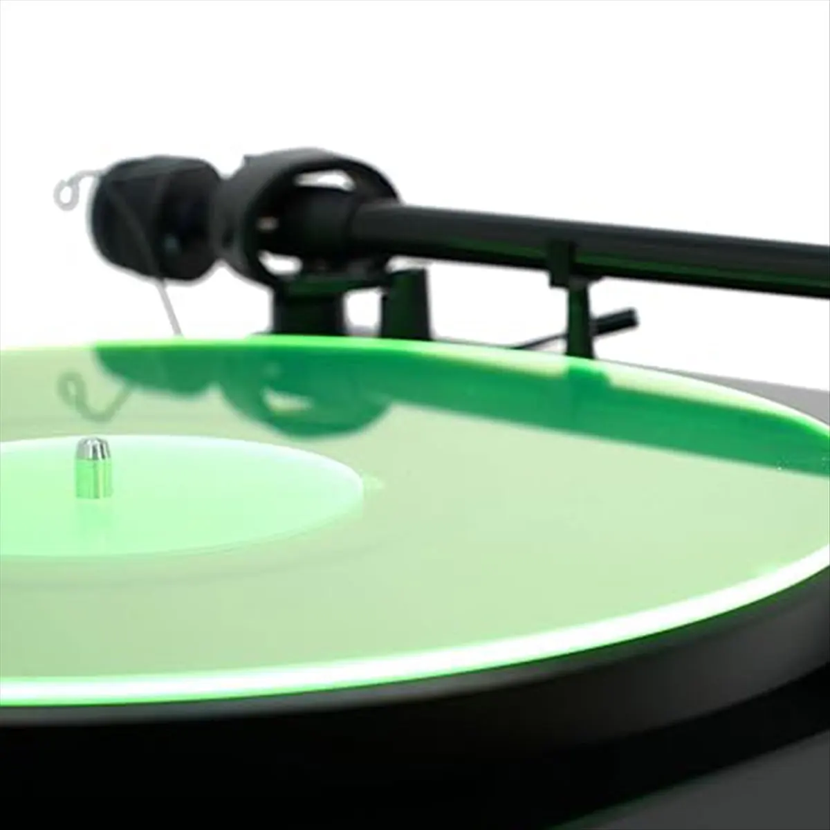 A14M Acrylic Turntable Mat Reduce Static Dust Noise Replacement Record Platter Slipmat for 12 Inch Record Player Green