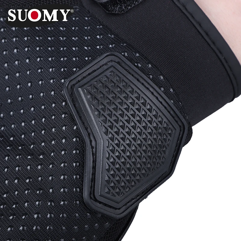 Suomy Motorcycle Gloves Summer Breathable Mesh Moto Bike Cycling Gloves Men Women Touch Screen Motocross Full Finger Gloves XXL