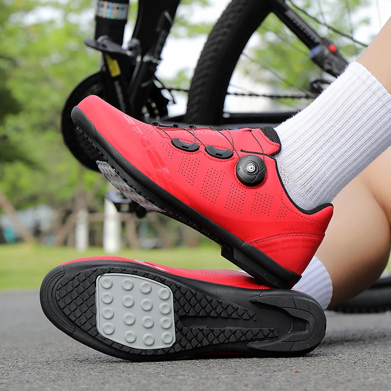 Rutschfeste Mountain-Offroad-MTB-Rennschuhe, atmungsaktive Fahrrad-Rennsport-Sportschuhe, professionelle Straßenrennen-Fahrradschuhe für Herren – Detail 29