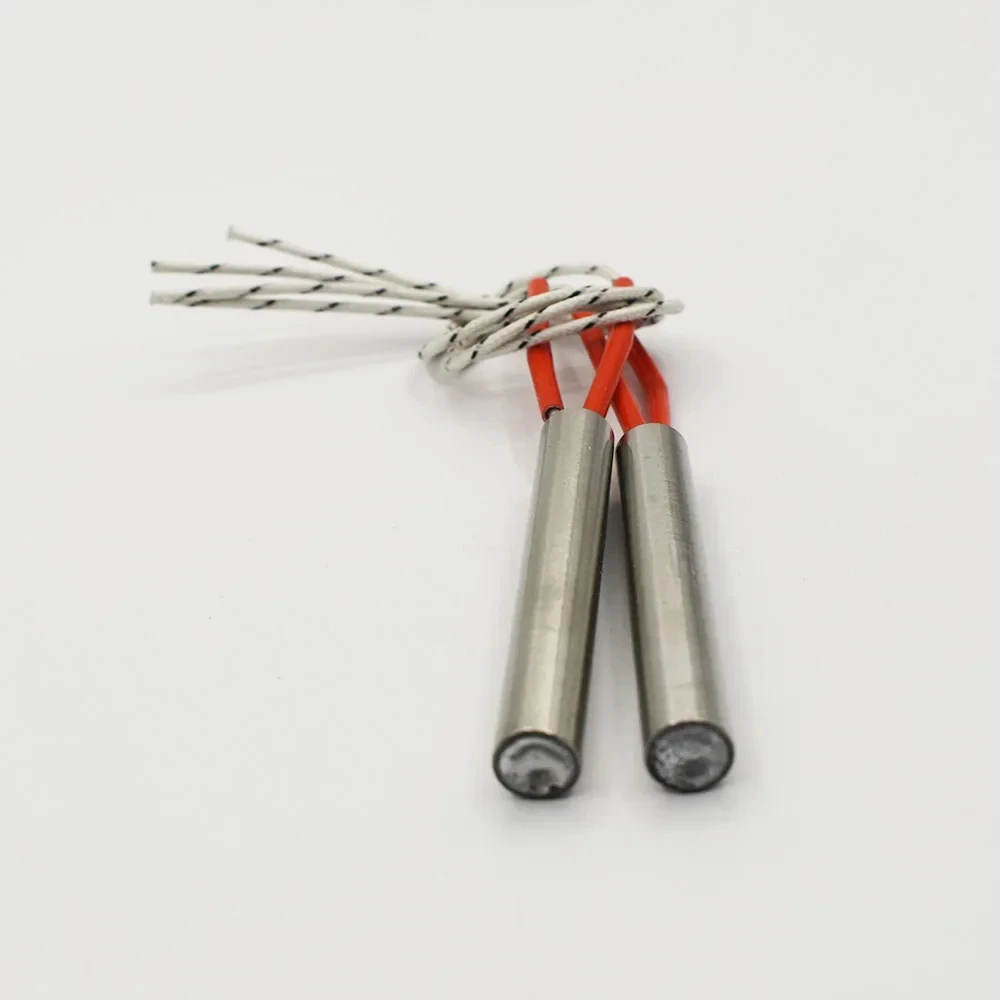 5pcs 220V 10mm Dia. Electric Cartridge Heater 10x60 10x80 10x100 10x120 10x150 10x200mm Stainless Steel Tubular Heating Element