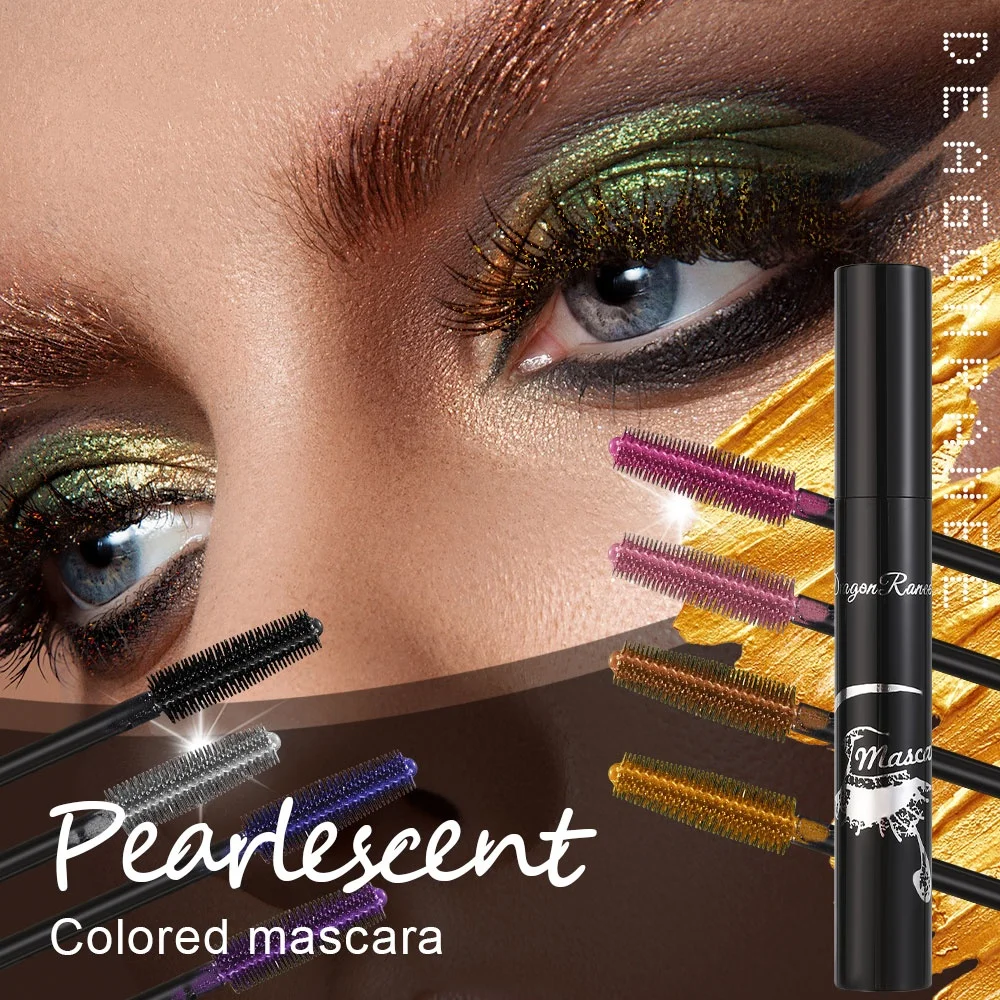 Colorful Mascara, Long-Lasting, Waterproof, Non-Smudged, Lightweight, Smooth, Easy to Color, Thick, Slender, Thick and Elongated