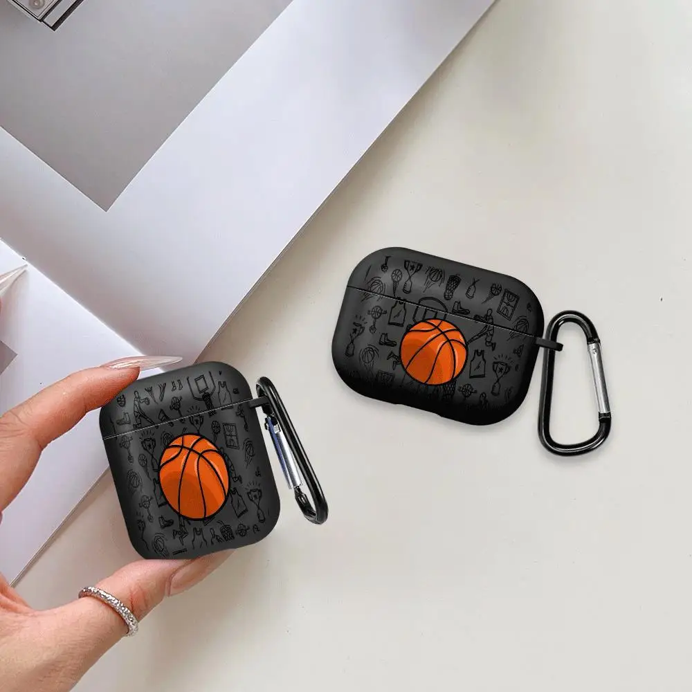 Creative Basketball Earphone Cases Cover Case For Airpods 2 1 Pro Pro2 4 3 Pro3