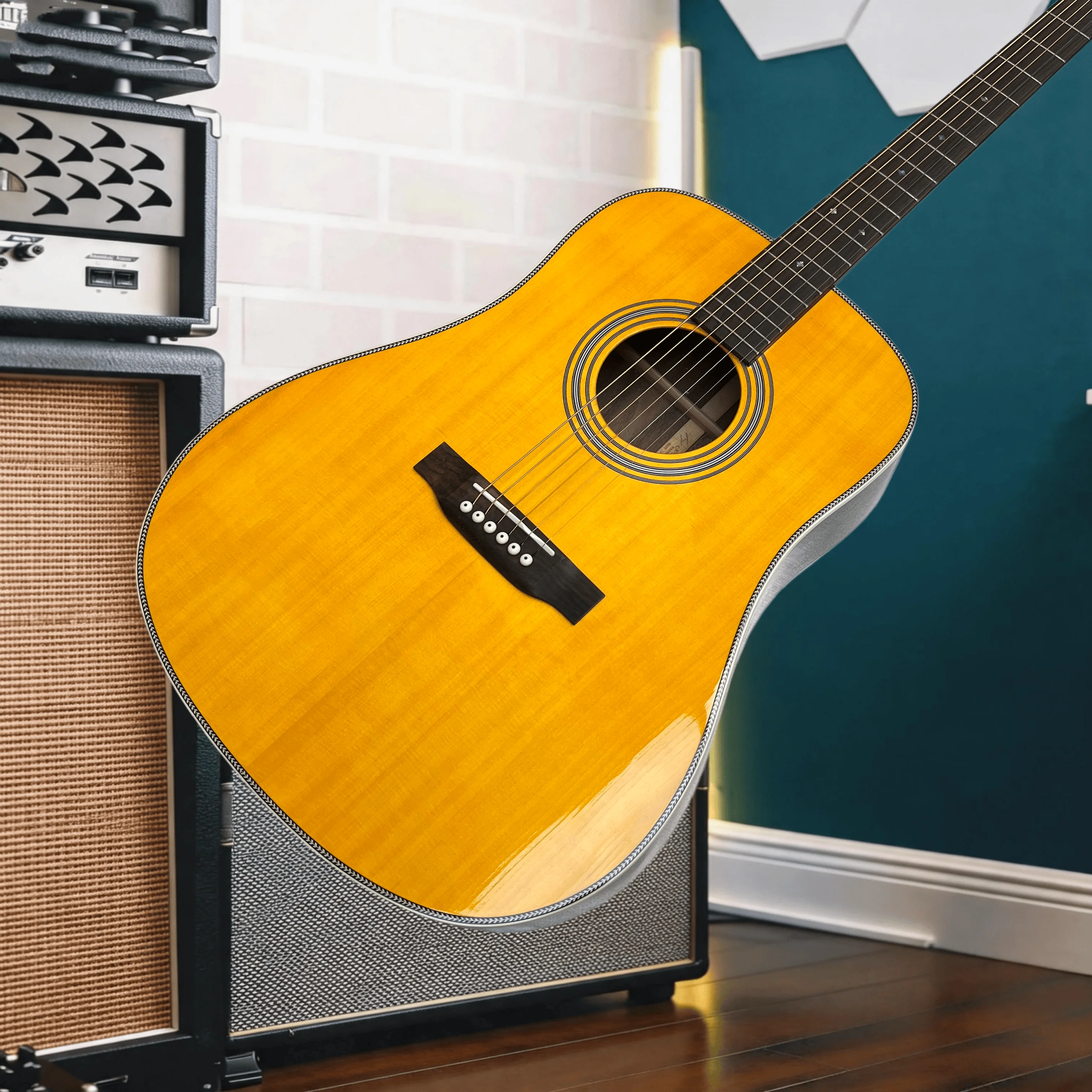 HD28 Rosewood Fingerboard Spruce Top Acoustic Guitar Rosewood Back Sides Rosewood Bridge 41 Inch Beginner Gift Free Shipping