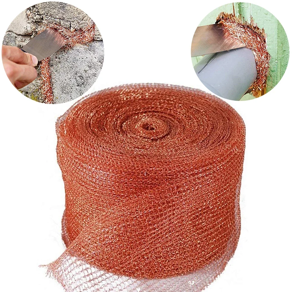 3/6/15/30m Signal Shielding Mesh Snail-proof Copper Wire Mesh Woven Distillery Distillation Copper Wire Vapour Filter Mesh