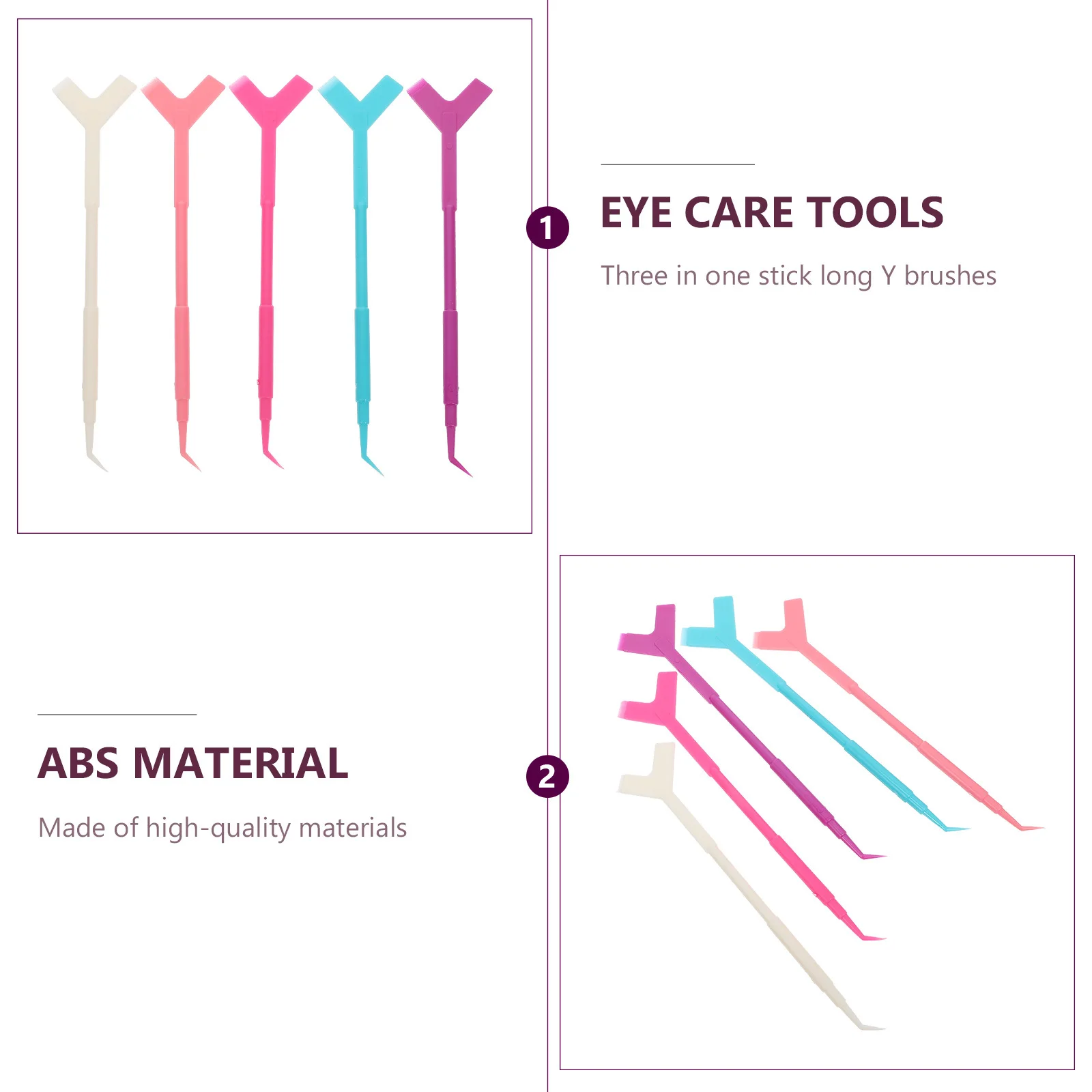 50Pcs Wimpern Lift Werkzeuge Kamm Lash Dauerwelle Separator Gepfropfte Wimpern Verlängerung Lash Curling Salon Werkzeug Set