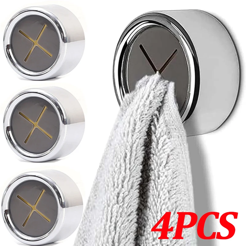 Self Adhesive Towel Plug Holder Wall Mounted Bathroom Towel Hooks Storage Rack Waterproof Kitchen Rag Dish Cloth Organizer Hooks