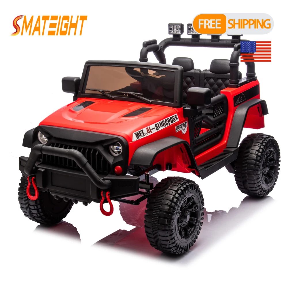 

24V 400W Ride On UTV Car W/Parents Remote Control Four Wheel Suspension Adjustable speed screen Safety Belt for Aged 3+