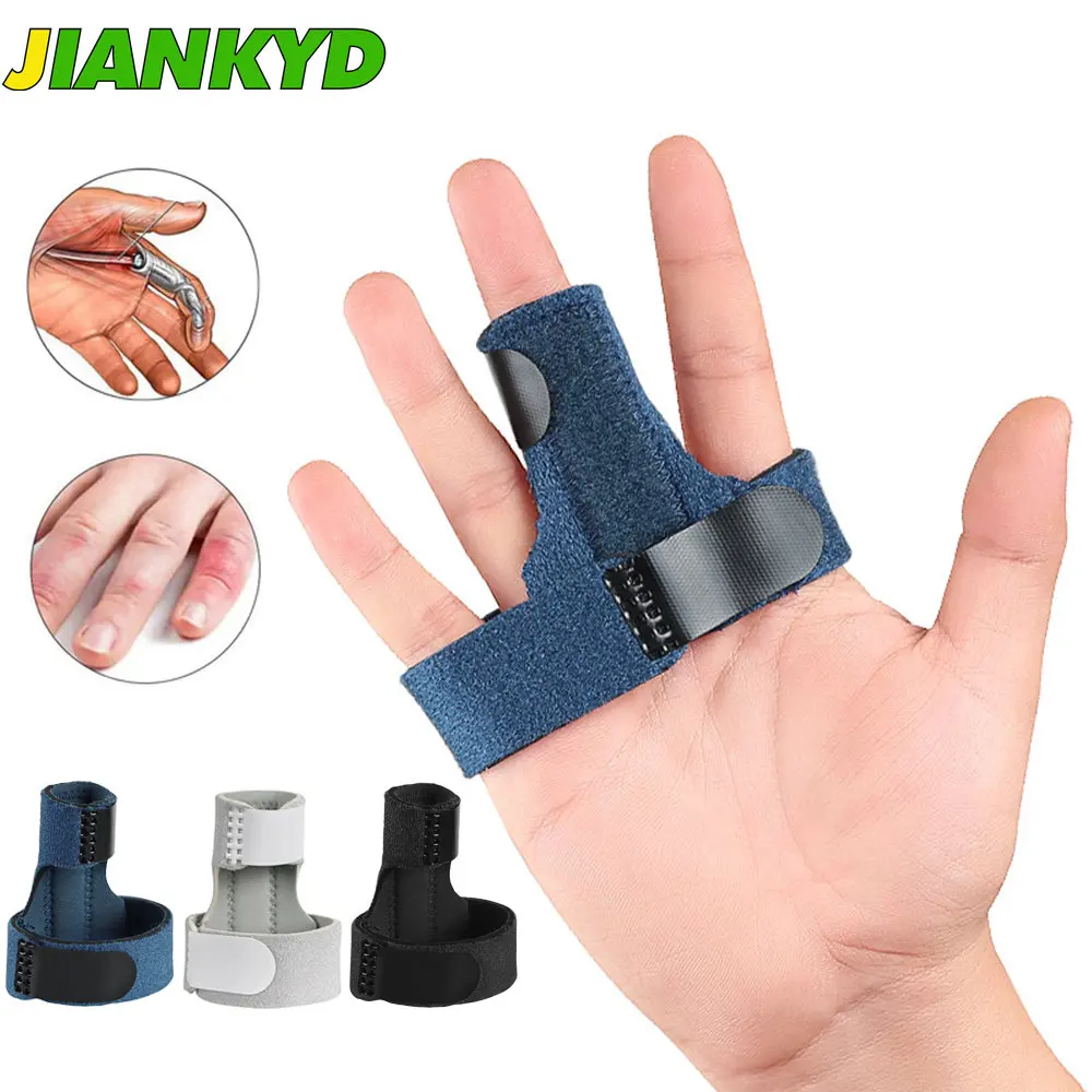 1Pcs Finger Splint Support for Trigger Finger, Mallet Finger, Baseball Finger, Strain, Sprains, Broken Fingers, Basketball