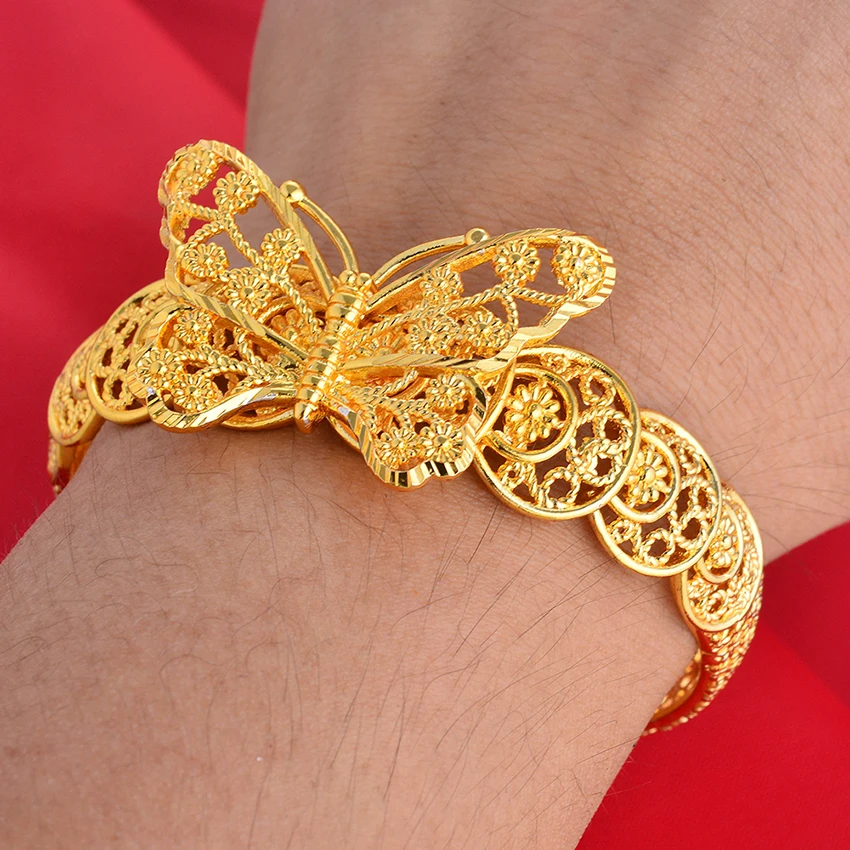 دبي 24K الذهب اللون أساور للنس - مراجعة Ethnic Fashion In Dubai وسعره