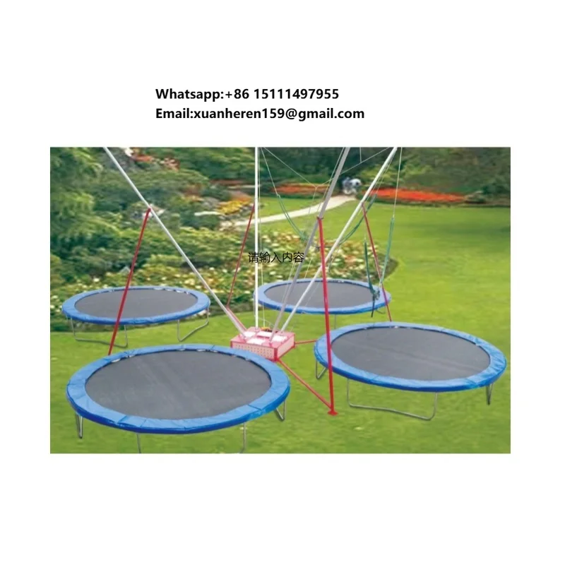 High Evaluation Large 4 in 1 Bungee Trampoline/bungee Trampoline Price/bungee Jumping Trampoline QX-120A