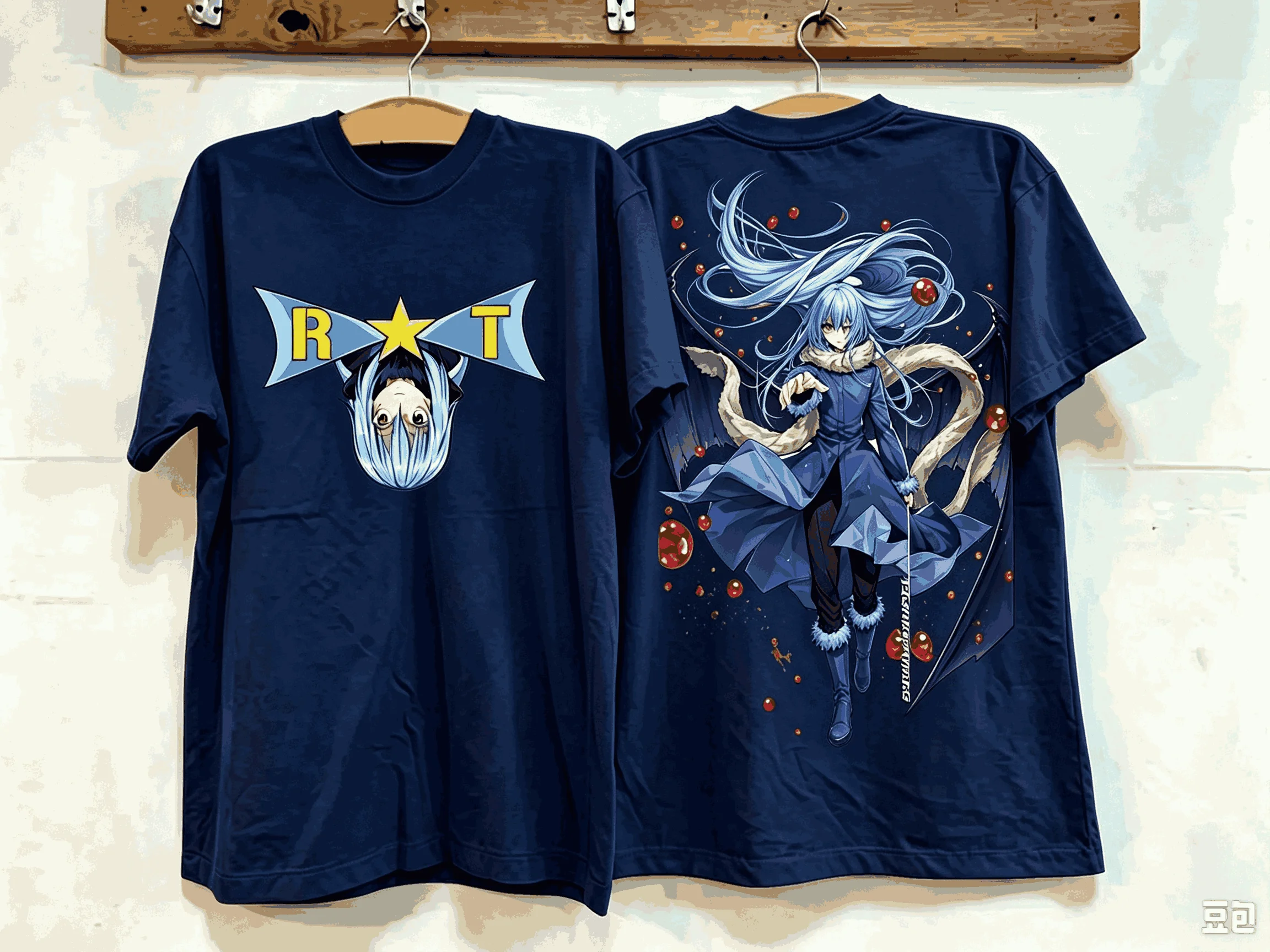 Reincarnated as a Slime T-shirt Summer Short Sleeve Male Tshirts Casual Fashion Oversized Unisex Streetwear Trendy Cotton soft