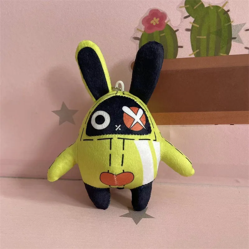 10cm Zenless Zone Zero Bangboo Plush Keychain The Bangboo Anby Nicole Demara Rabbit Plush Doll Key Chain Bag Pendant Toys Gift