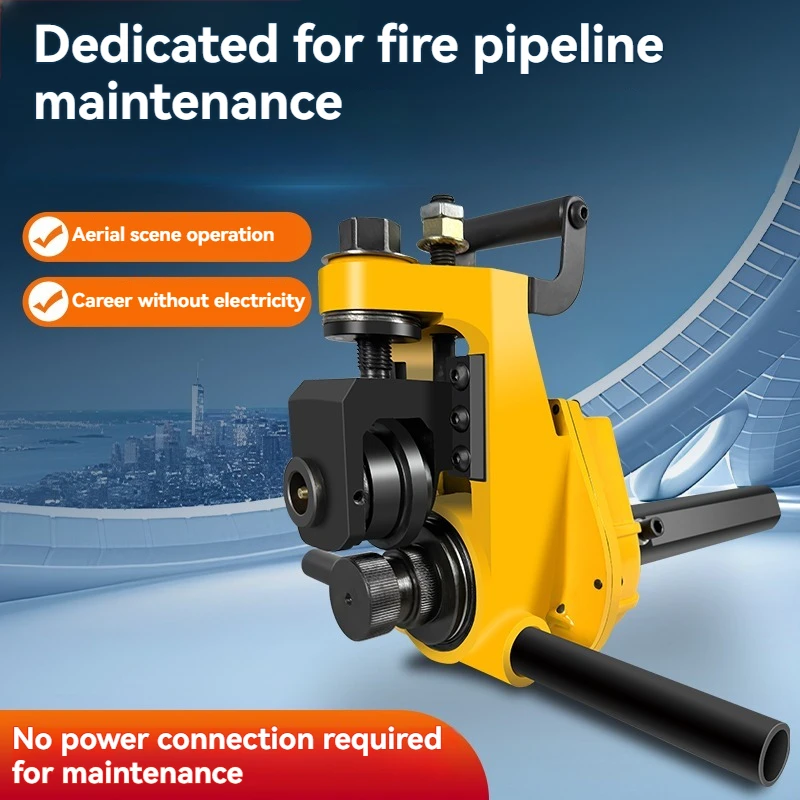 Steel Pipe Galvanized Pipe Rolling Slotting Machine Can Press 50-165mm Photosynthetic Pipeline Slotting Machine