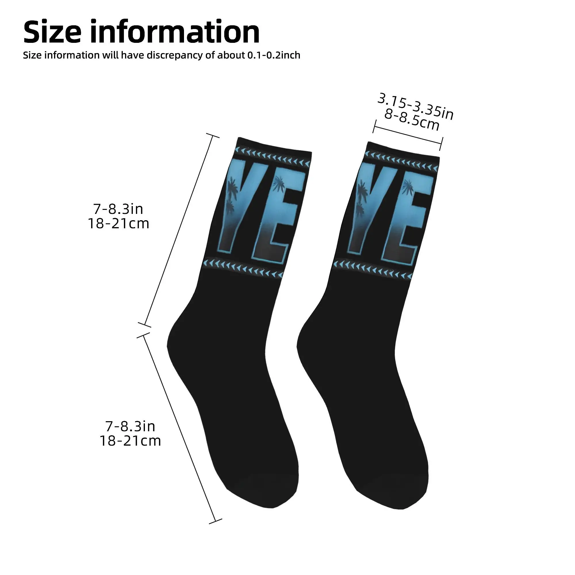 Yeet Jey Uso Theme Design Crew Socks outfit for Casual Wear Cozy Print Socks