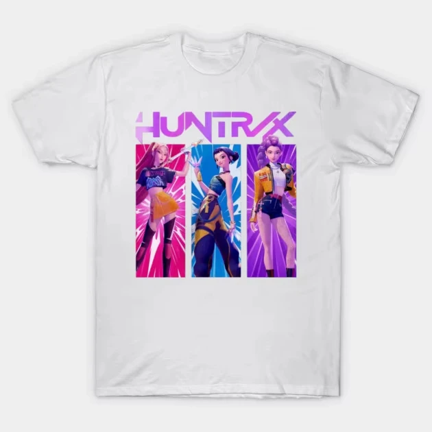 2025 جديد KPop الشيطان هنتر القطن الخالص تي شيرت الصيف قصيرة الأكمام عادية فضفاض الرجال والنساء والأطفال قميص مطبوع