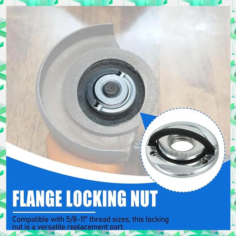 

FIZP 2 упаковки, универсальная резьба 5/8-11 дюймов, быстросменная стопорная гайка с дисковым фланцем 1,75 дюйма, запасная часть