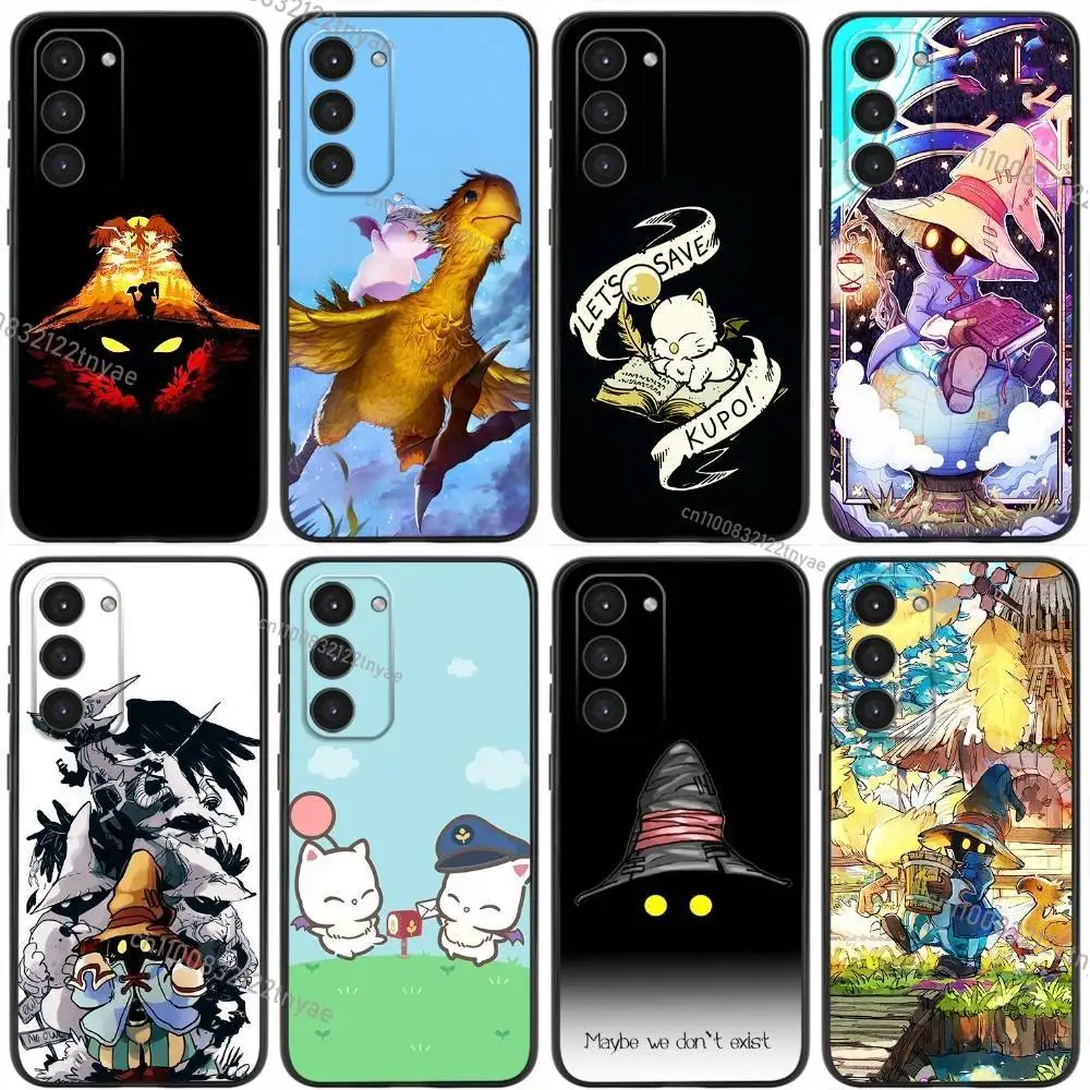 

M-Moogle Final Fantasy Vivi Phone Case For Samsung Galaxy A20,21s,22,31,32,52,53,72,73,80,91 Soft Liquid Silicone Black Cover