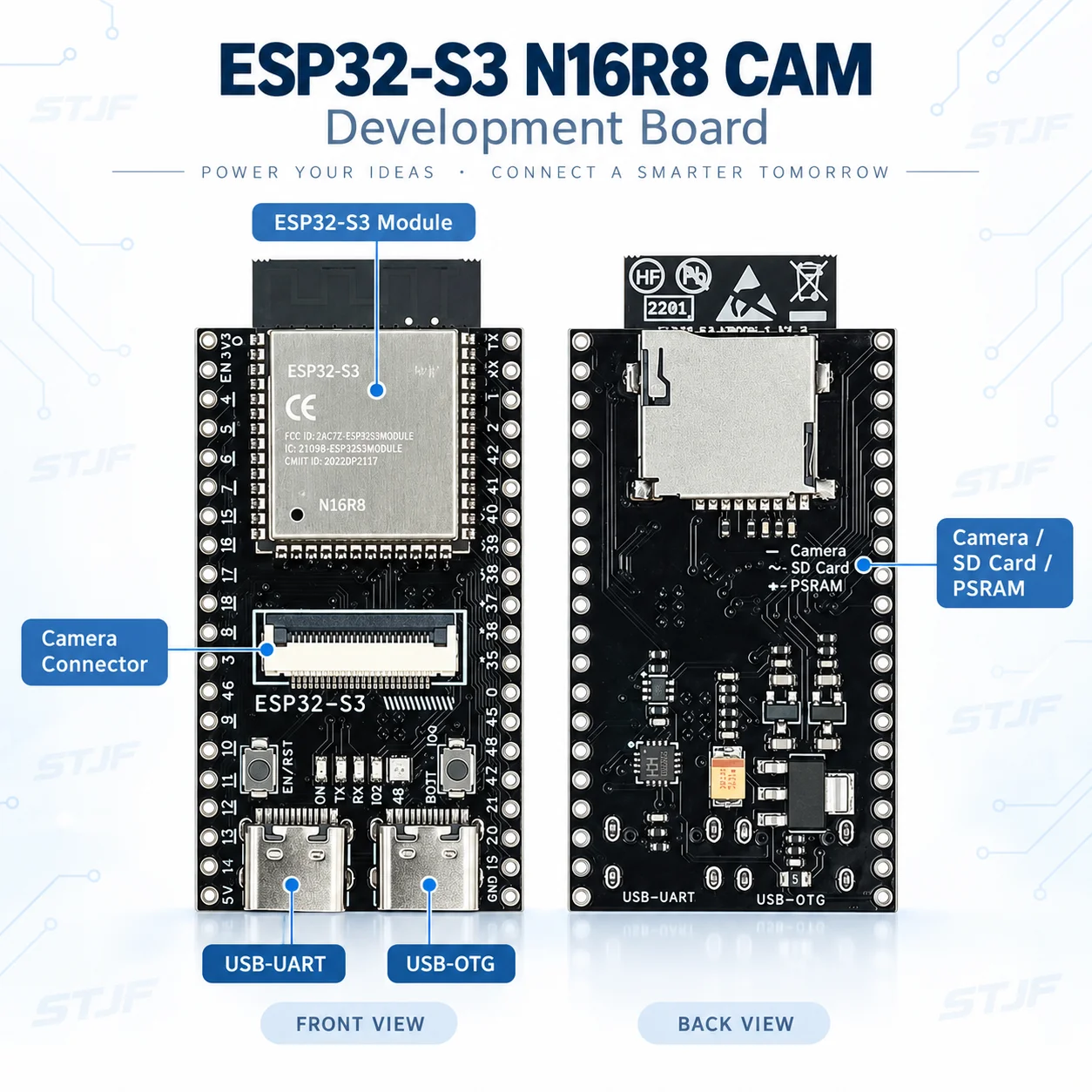 1 Stück/SET ESP32-S3 N16R8 CAM – Esp32 S3 Development Board Lot Bewertung und Preis