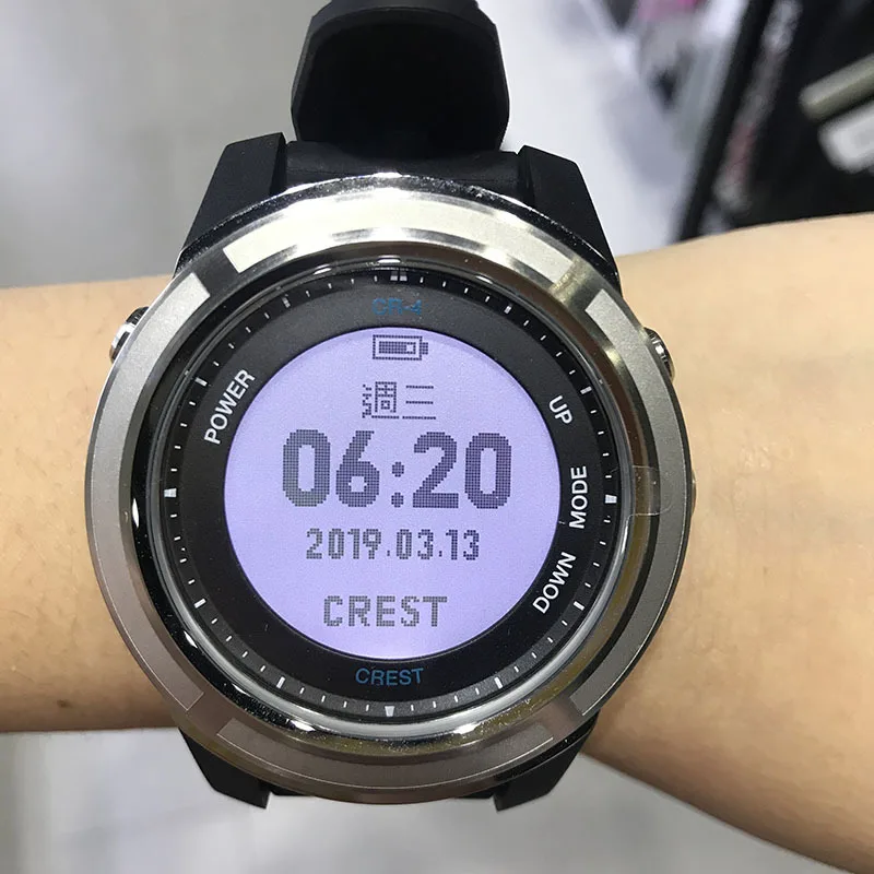 Diving computer watch CREST/CR4 scuba free diving charging Bluetooth connection
