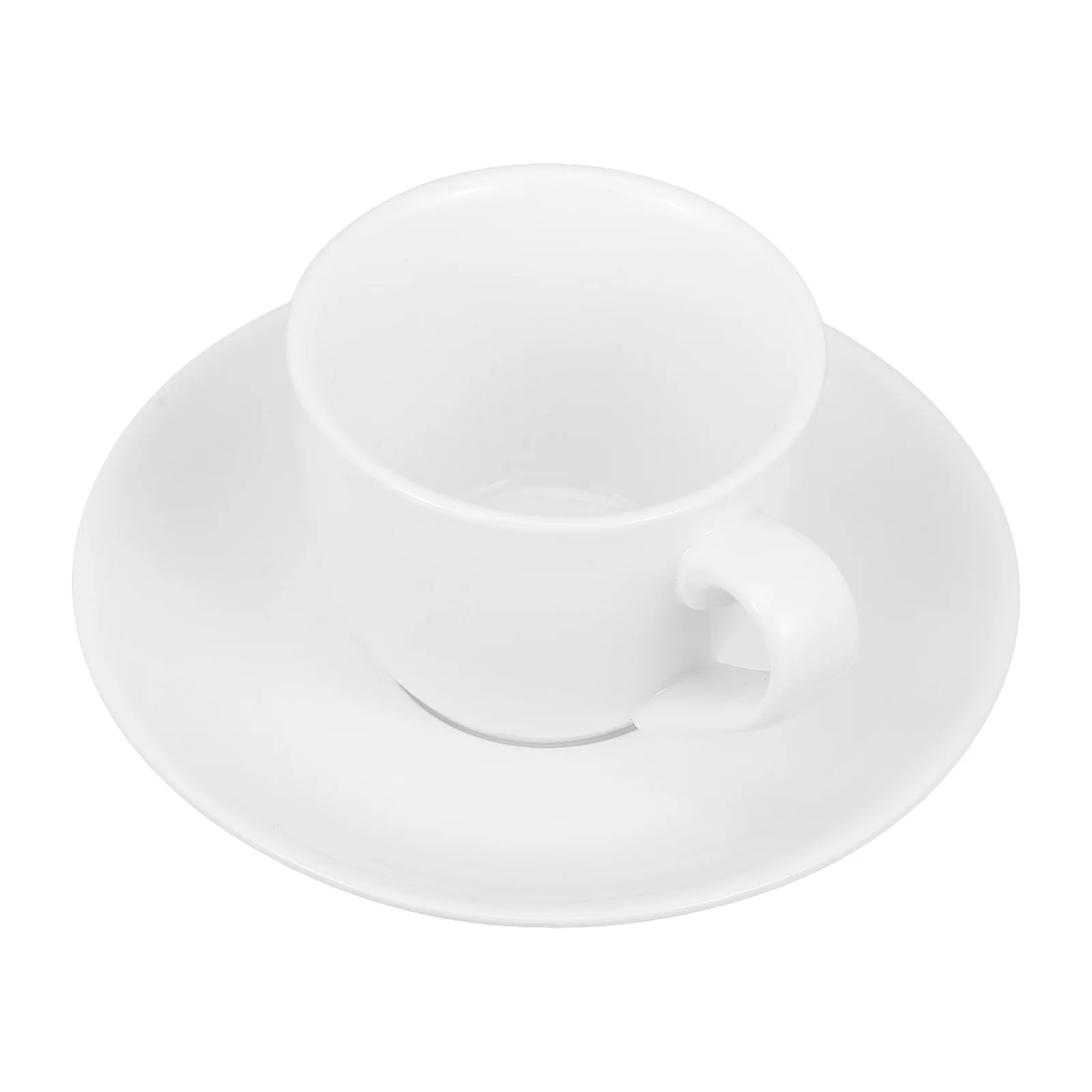 

1Set Coffee Cup Saucer Set Ceramic Simple Style Drinking Mug for Home Bakery Office Tea Beverage Tea Cup Set