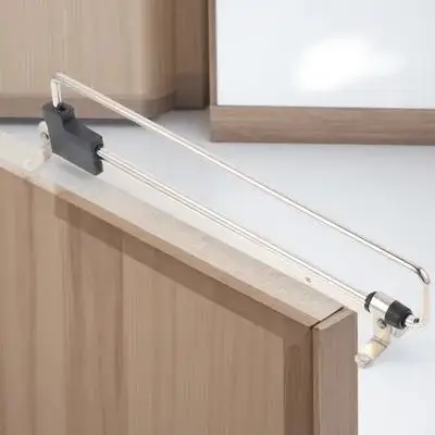 

1 set Adjustable Telescopic Clothes Hanger Foldable Storage Organizer Closet Iron Wardrobe Space-Saving Expandable