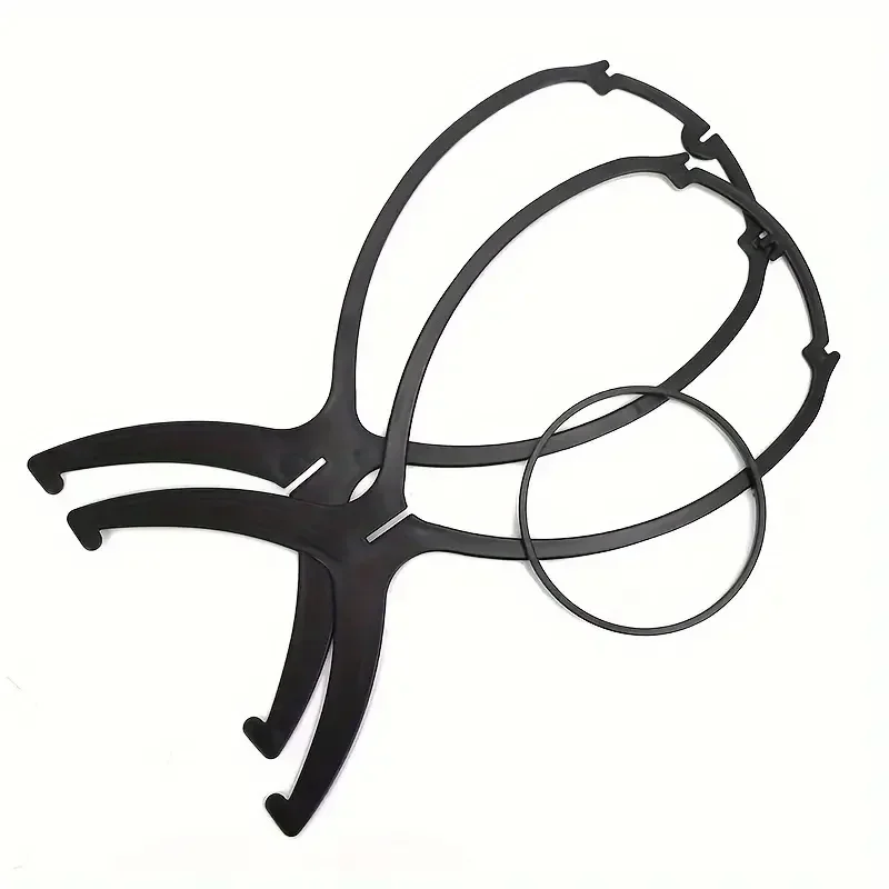 Folding Wig Stand Durable Easy Assembly Wig Cap Holder Portable Plastic Hair Hat Display Stand Ideal for Home Salon Travel Use