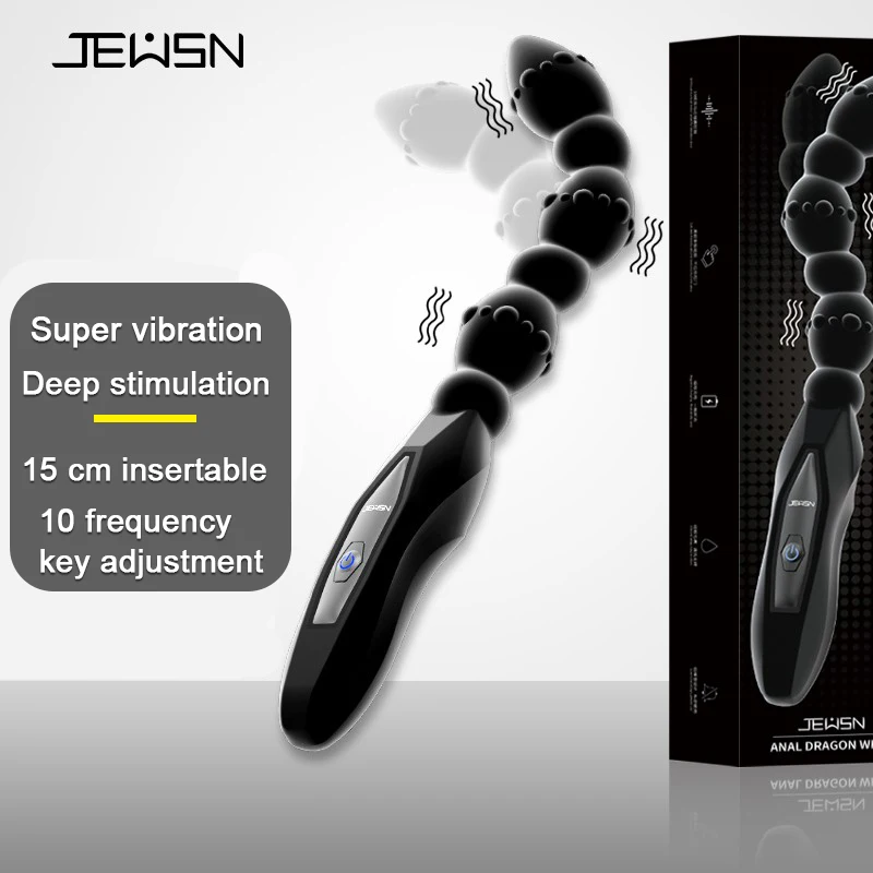 Jelly Vibrator Stick ยาว Anal Butt Plug ลูกปัด G-Spot ช่องคลอด Massager ของเล่นสำหรับผู้ใหญ่สำหรับผู้หญิงคู่ Masturbation shop Dildo