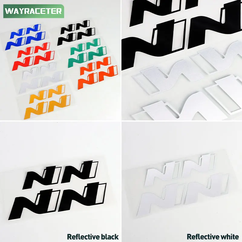 Reflective High Temperature Waterproof Car Brake Caliper Sticker For Hyundai i30 i20 Tucson Elantra Veloster Kona Sonata N Line