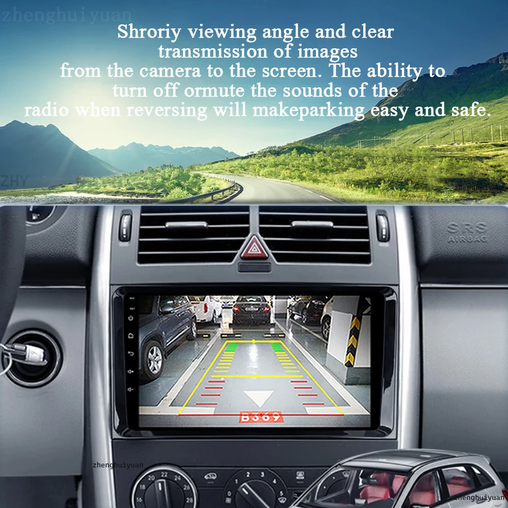 9\'\' Inch Android 15 For Mercedes Benz B200 Sprinter W906 W639 AB Class W169 W245 Viano Vito Car Radio Multimedia GPS DVD Player