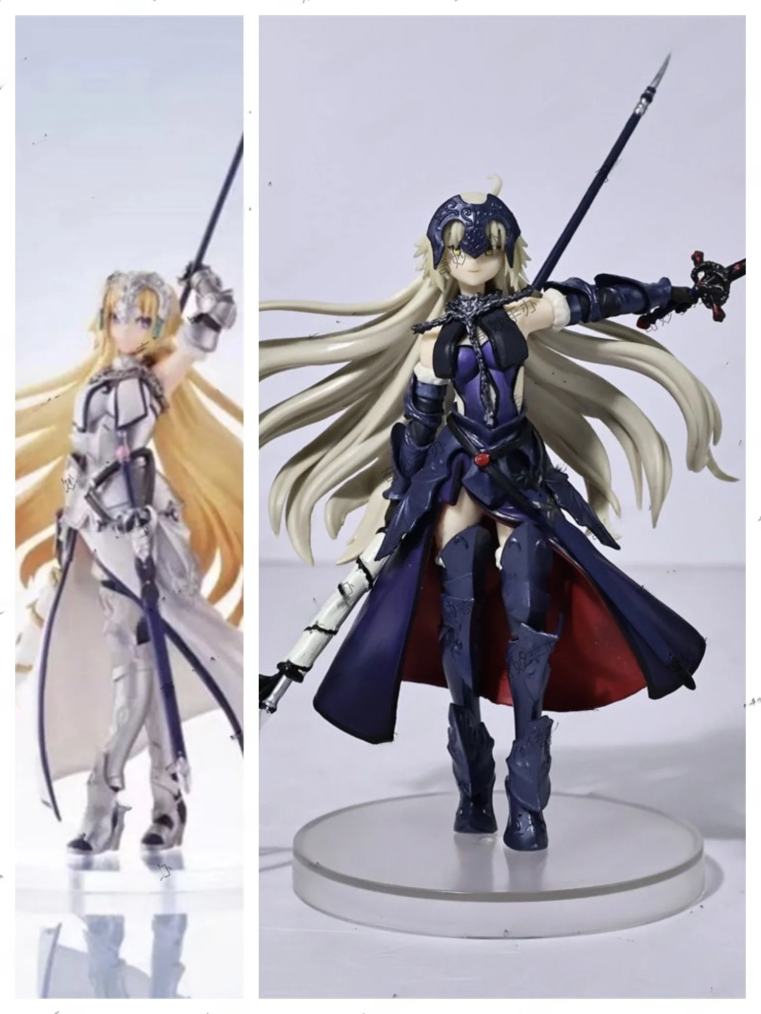 Figura Coleccionable de Jeanne d'Arc en Blanco y Ne de ANIPLEX ConoFig FGO FATE, Figura Coleccionable de Anime y Videojuegos