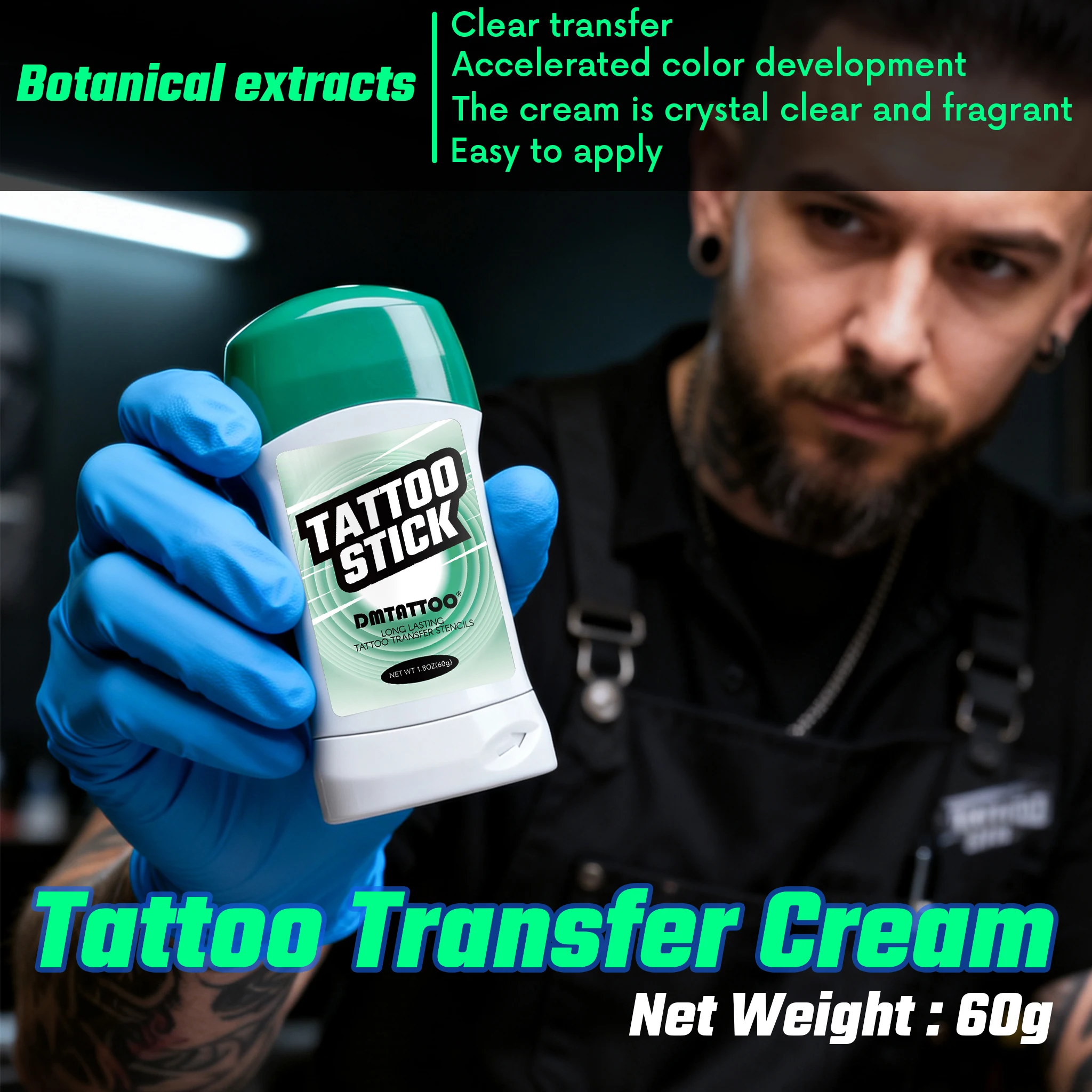 3/2/1PCS Professional Tattoo Transfer Gel Tattoo Skin Template Paper Gel Cream 60g 100% New Transfer Soap Tattoo Accessories view 4