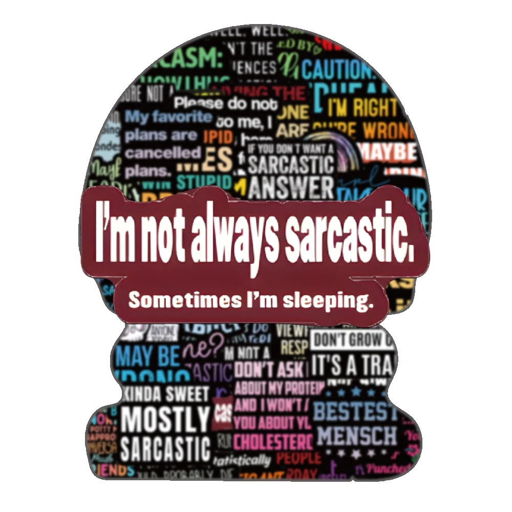 สติกเกอร์ลายตลก 55 ชิ้น สำหรับตกแต่งแก้ว กีตาร์ สมุดภาพ แล็ปท็อป ของขวัญ ของสะสม