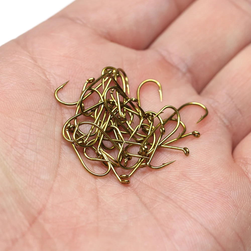 50 Stück # 8 - # 20 2X lange Angelhaken aus Kohlenstoffstahl mit Widerhaken für Trockenfliegen, Nassfliegen, Nymphen, Scuds, Caddis, Streamer – Fliegenbindehaken – Detail 8