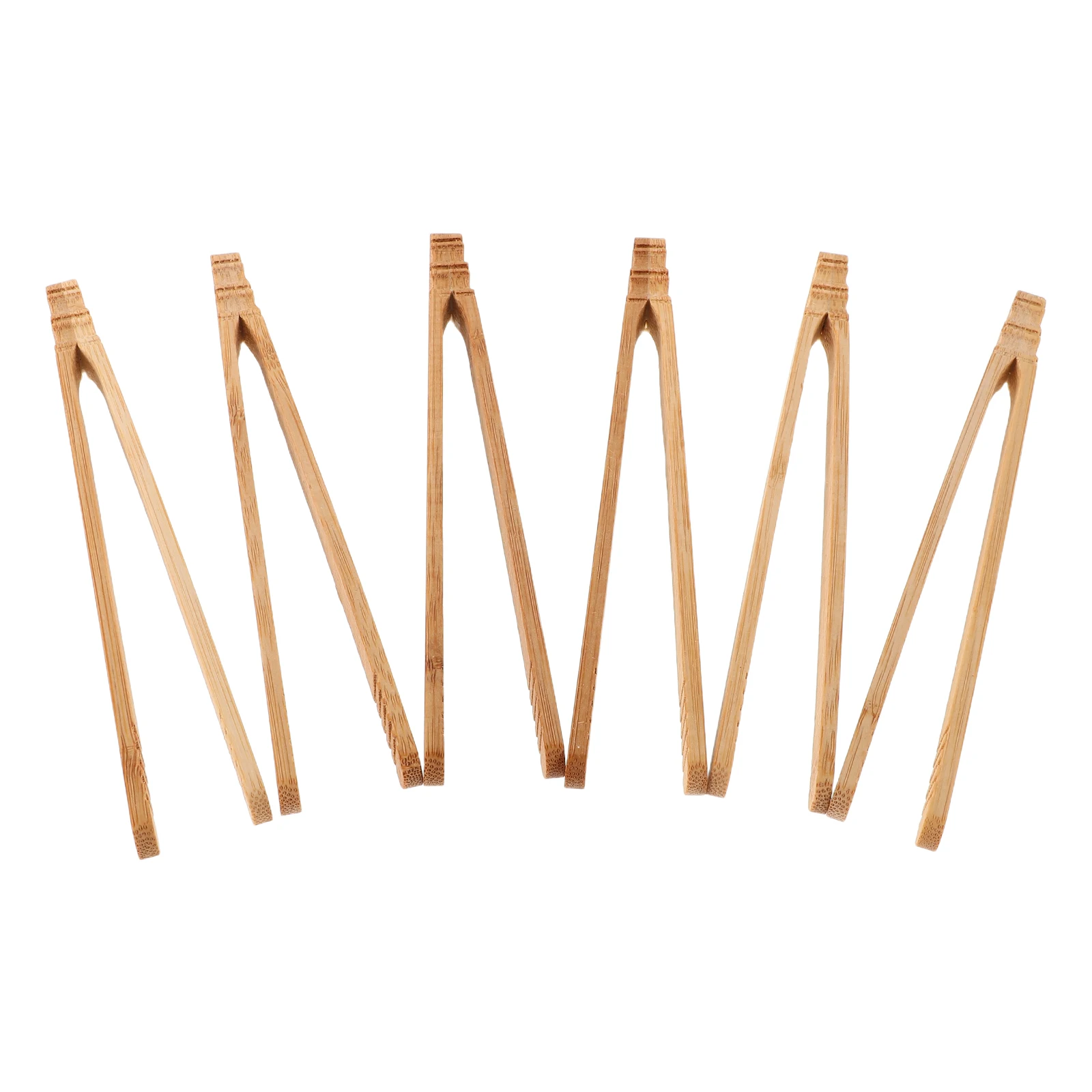 6pcs Wooden Tongs Montessori Fine Motor Skills Tools For Bead Picking Sensory Bin Activities Early Learning