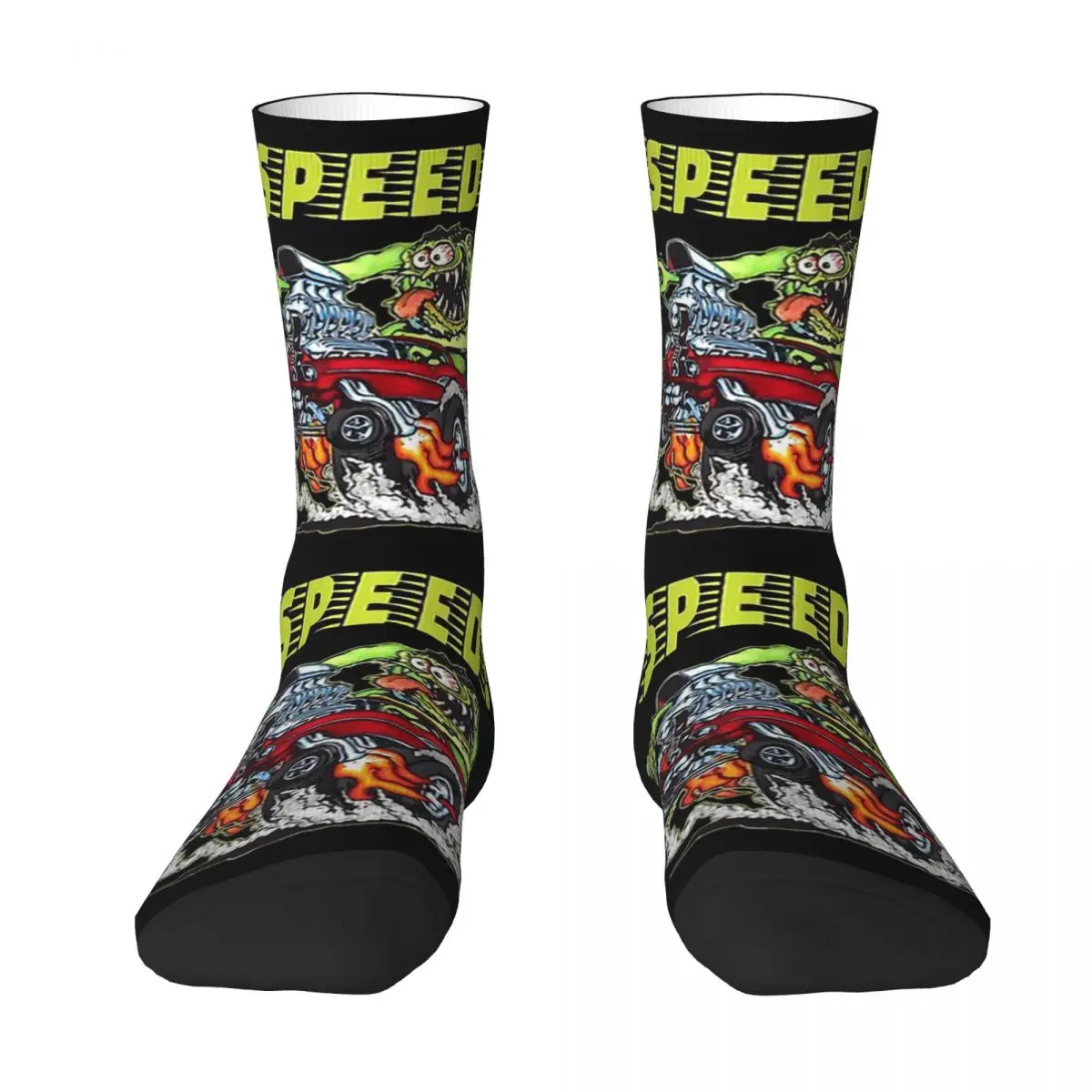 tales of the rat fink Speed Ride Men Women Socks Outdoor Novelty Spring Summer Autumn Winter Stockings Gift