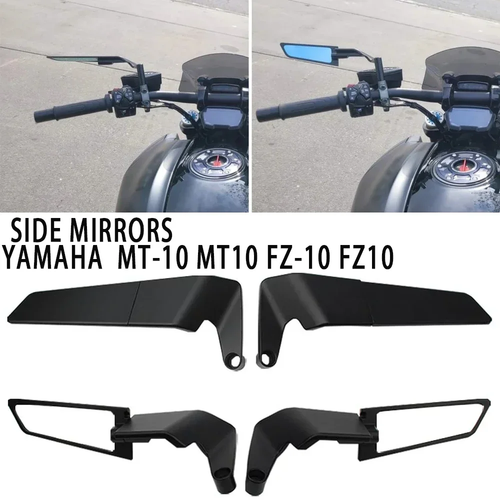 

For Yamaha MT-10 MT10 FZ-10 FZ10 Universal Motorcycle Mirror Wind Wing side Rearview Reversing mirror