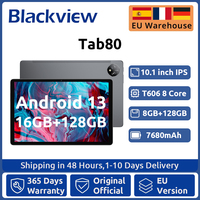 Blackview Tab 80 Android 13 Tablet 8GB+128GB 10.1-inch HD Display T606 Octa Core 7680mAh 2.4G/5G WiFi 13MP Rear Camera 4G tablet