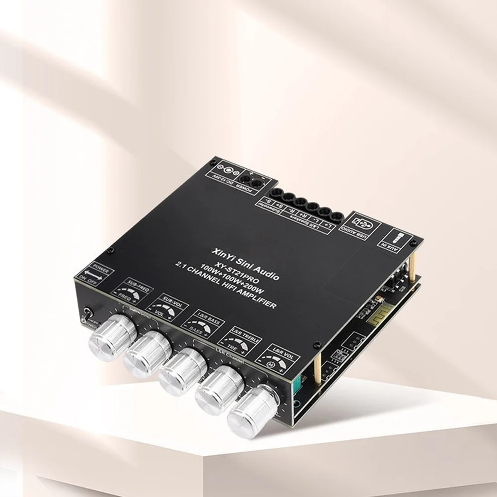 ST21PRO Wireless 2.1 Channel Digital Module TPA3221 100Wx2+200W Subwoofer DC12-30V Audio Amp Board Hi-Res