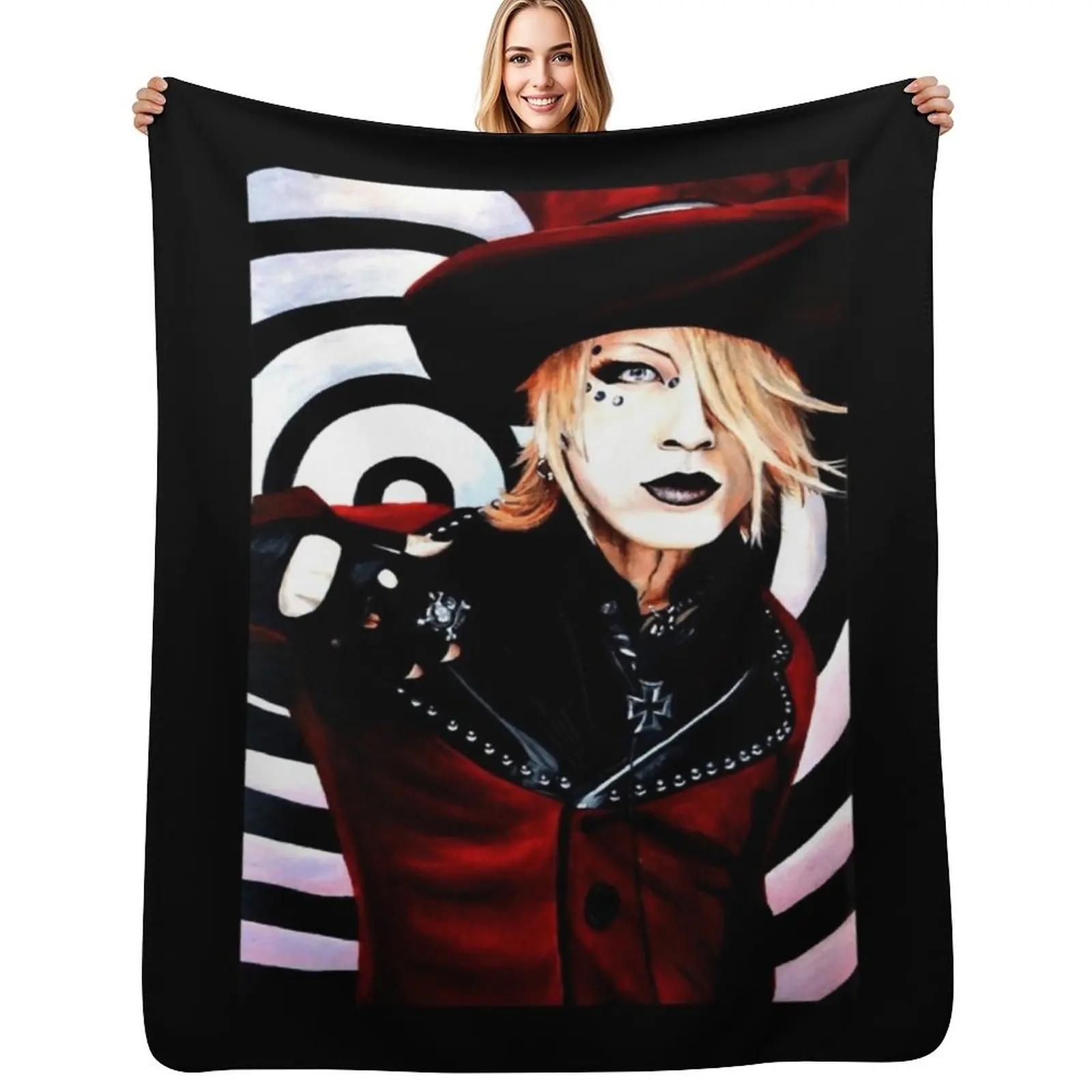 

Ruki - The Gazette Classic . Throw Blanket Sleeping Bag Thermals For Travel funny gift Luxury Thicken Blankets