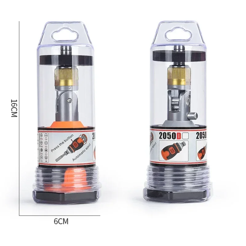 Imagem -06 - Impact Rated Multi-bit Screwdriver Ajustável Ratcheting Screwdriver Magnetic Nut Driver Tool Cruz Slotted Hex em 1