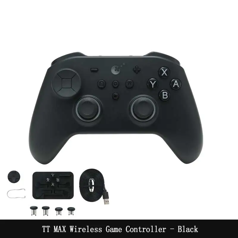 GuliKit TT MAX draadloze gamecontroller, gamepad met in spanning verstelbare TMR-joysticks voor Switch 1/2 PC Windows Android iOS