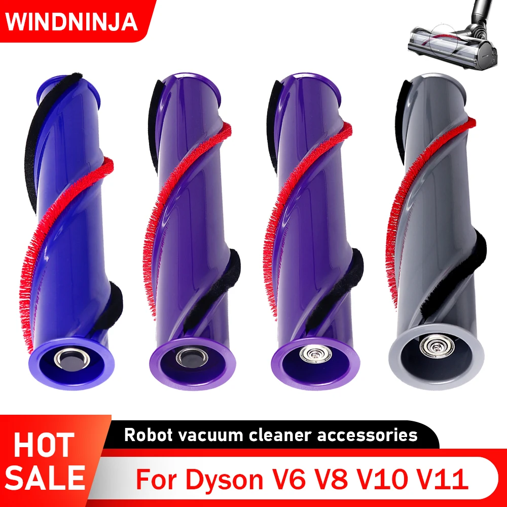 Direct Drive Roller Brush For Dyson V6 V8 V10 V11 Cordless Stick Vacuum Replacement Carpet Brushroll Bar Electric Head Brush