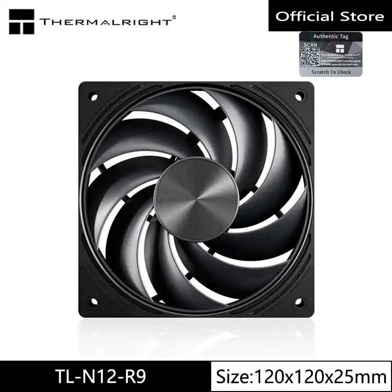 Thermalright TL-N12-R9/R7 12CM Computer case air cooling fan,120x120x25mm,LCP blade performance fan,Dual Ball Bearing