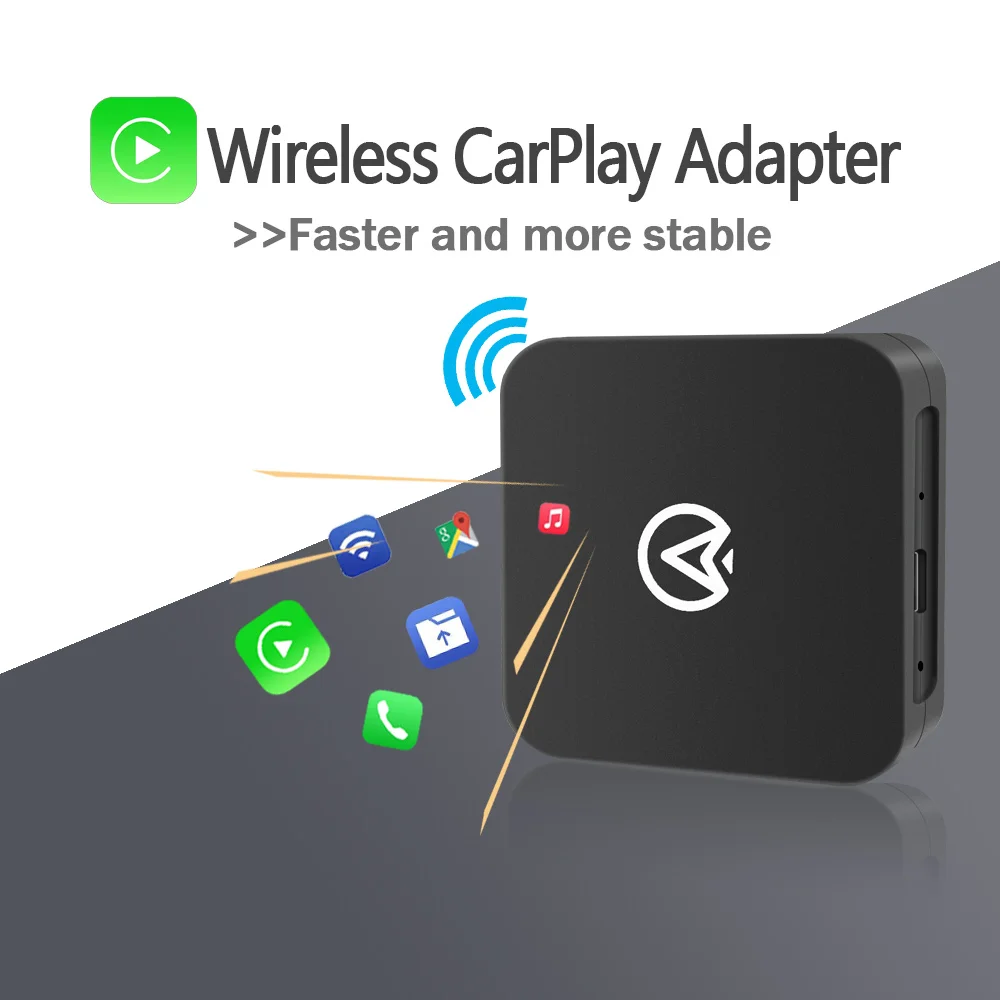 Wireless Carplay Mini Box Dongle Wireless Android auto Adapter For Toyota Mazda Honda Hyundai Kia VW Audi Benz Ford Opel Chery