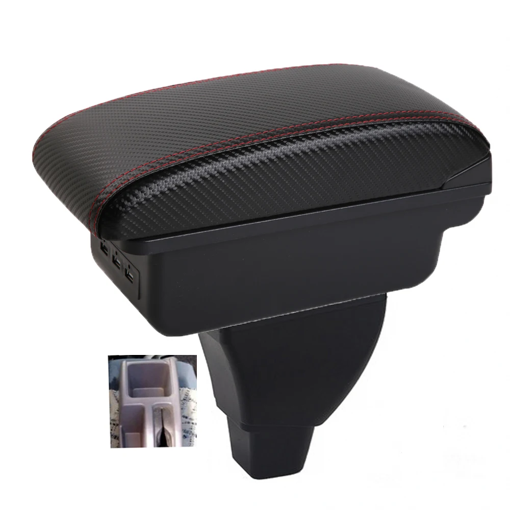 Armrest Box Central Console Storage Box with Driver Side Elbow Support for Mitsubishi Pajero Mini Interior Accessory