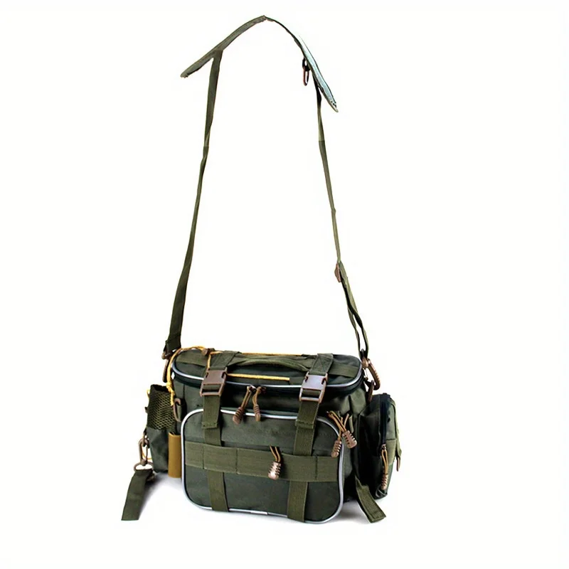 

Double-layer Handbag with Crossbody Strap. Large Capacity, Wear- And Durable. Perfect for Camping, Hiking, Traveling And Fitness
