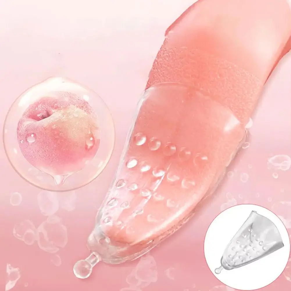 Oral Sex Condoms Ultra-thin Particles Tongue Licking Tools Vaginal Massage G-spot Stimulation Couple Flirting Adult Sex Toys New