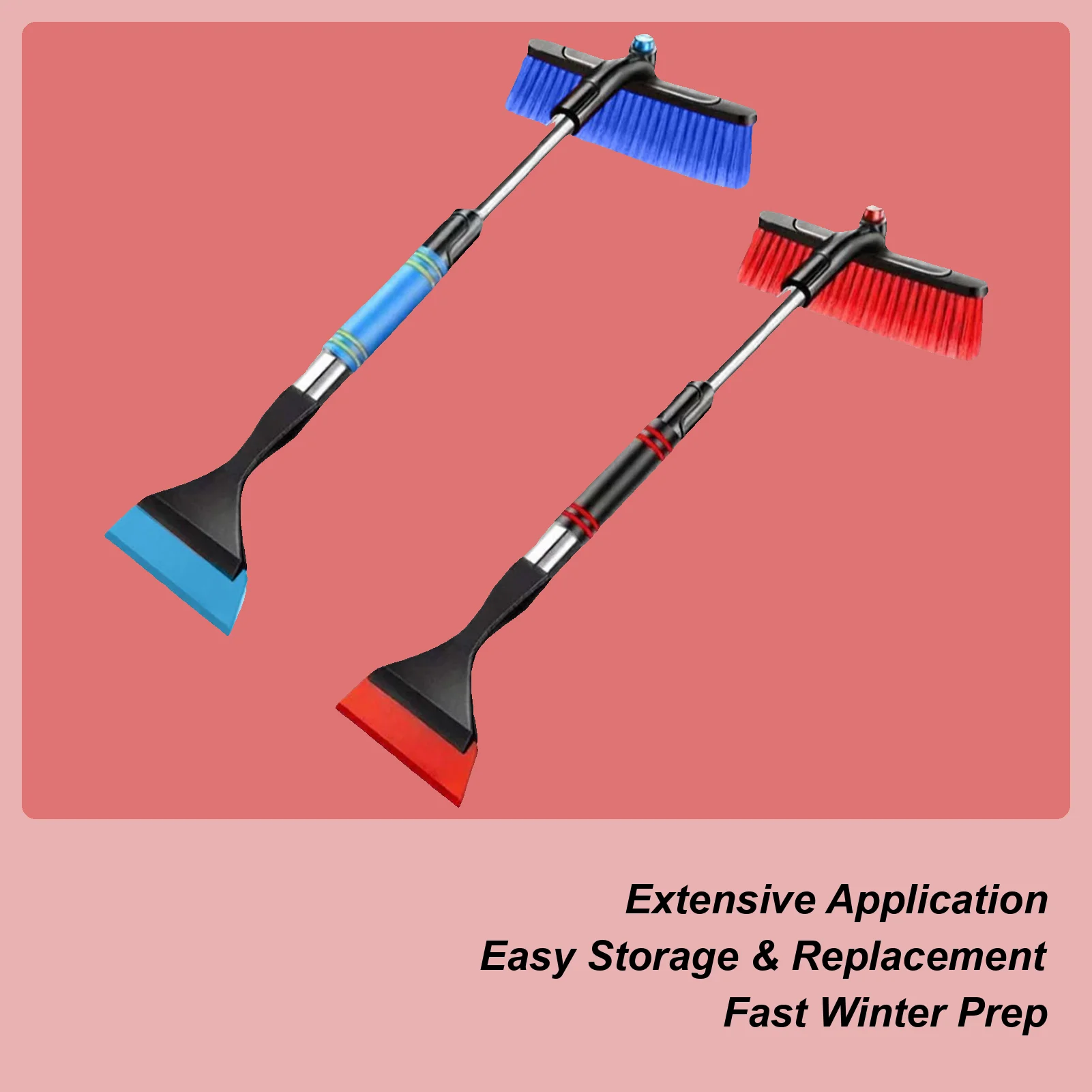 

Car Snow Brush Extendable Heavy Duty Truck Snow Removal Brush Ice Scraper For Vehicle Truck SUV Window Frost Winter Men Women